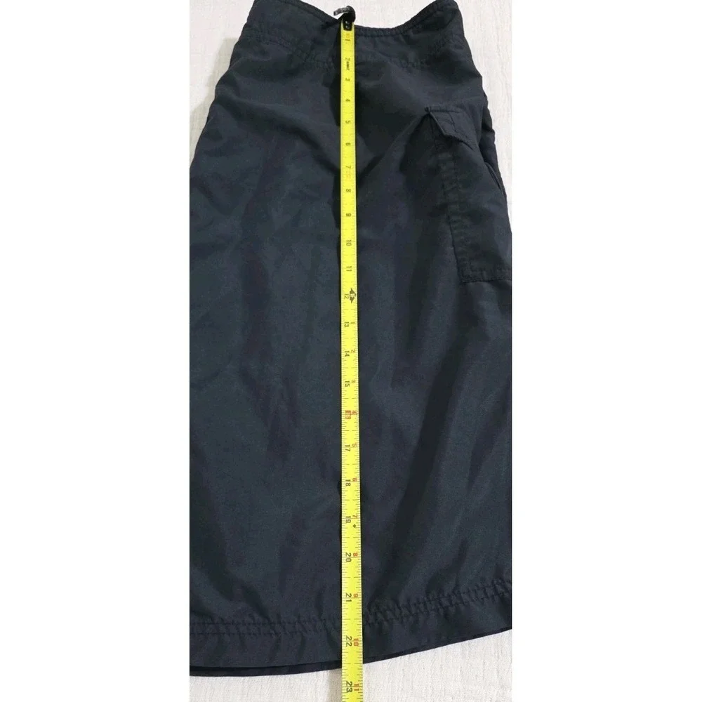 Oakley Cargo Swim Trunks Shorts Black‎ Mens Sz 34 Pockets Drawstring